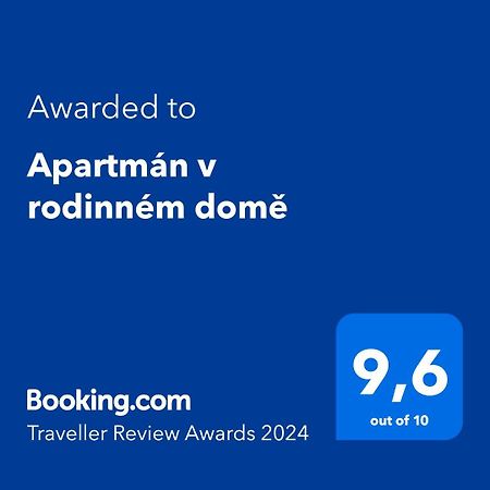 Apartman V Rodinnem Dome Jaromer Ngoại thất bức ảnh